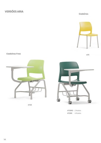 Metadil 家具目录 cadeiras Aria 第 14 页