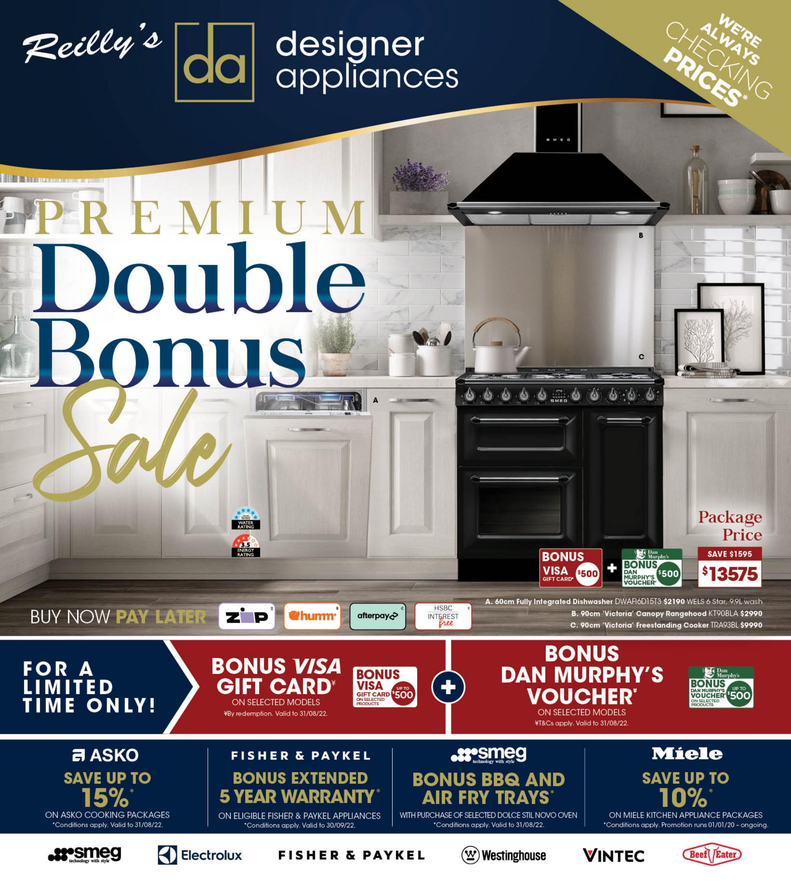 August Catalogue Reilly's Appliances by Designer Appliances Issuu