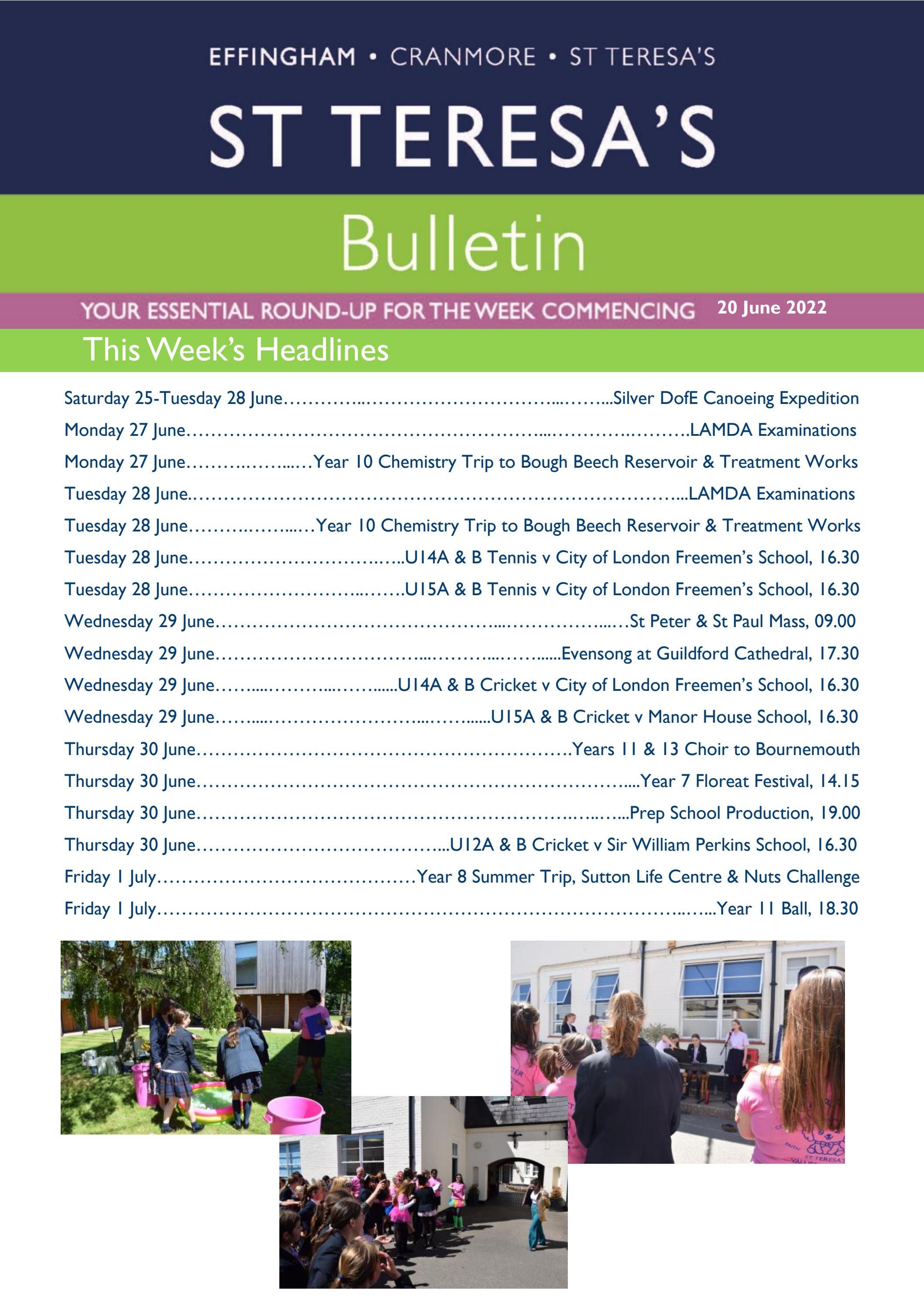 Senior Bulletin 20 June 2022 by Effingham Schools Trust Issuu