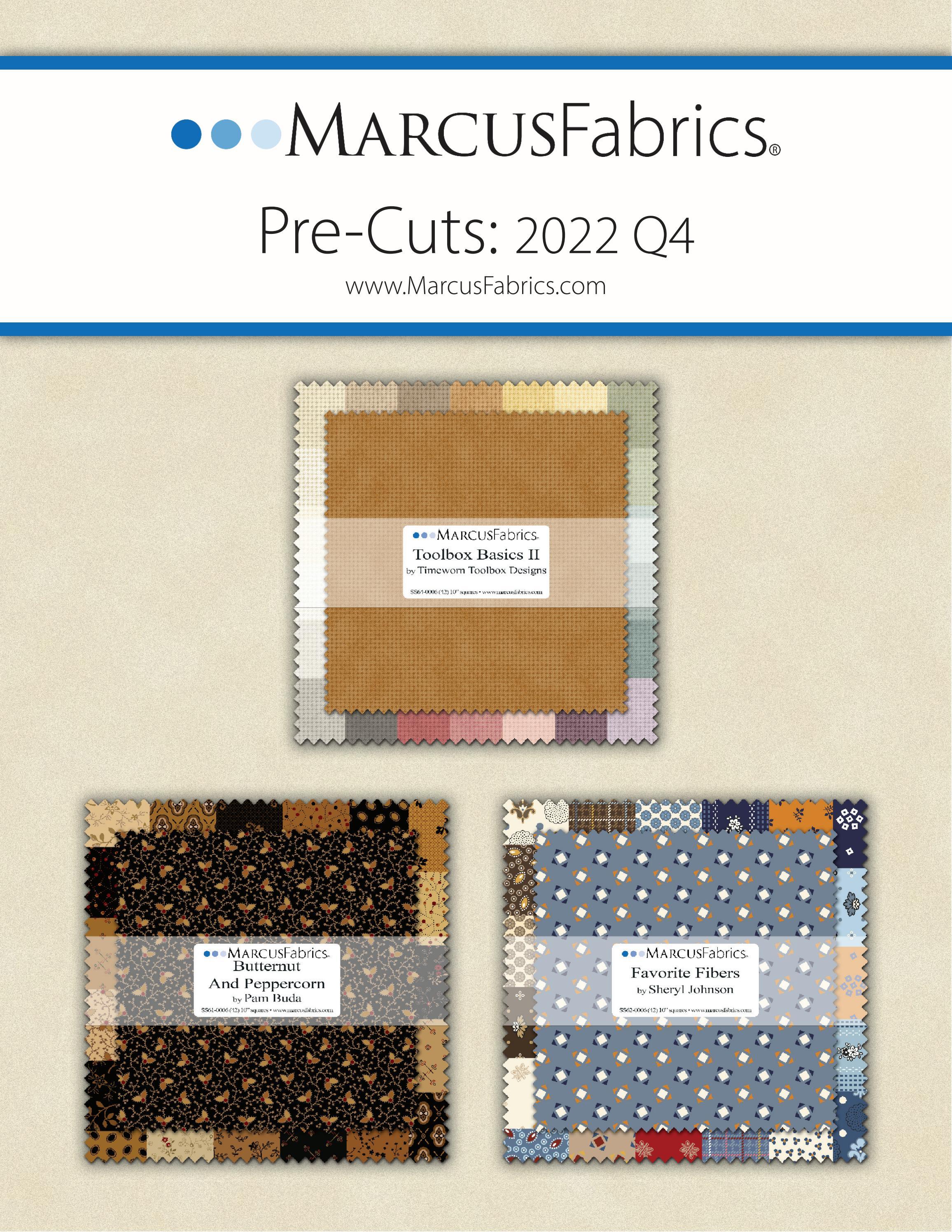 Marcus Fabrics 2022 Q4 PreCuts by Marcus Fabrics / Studio 37 Issuu