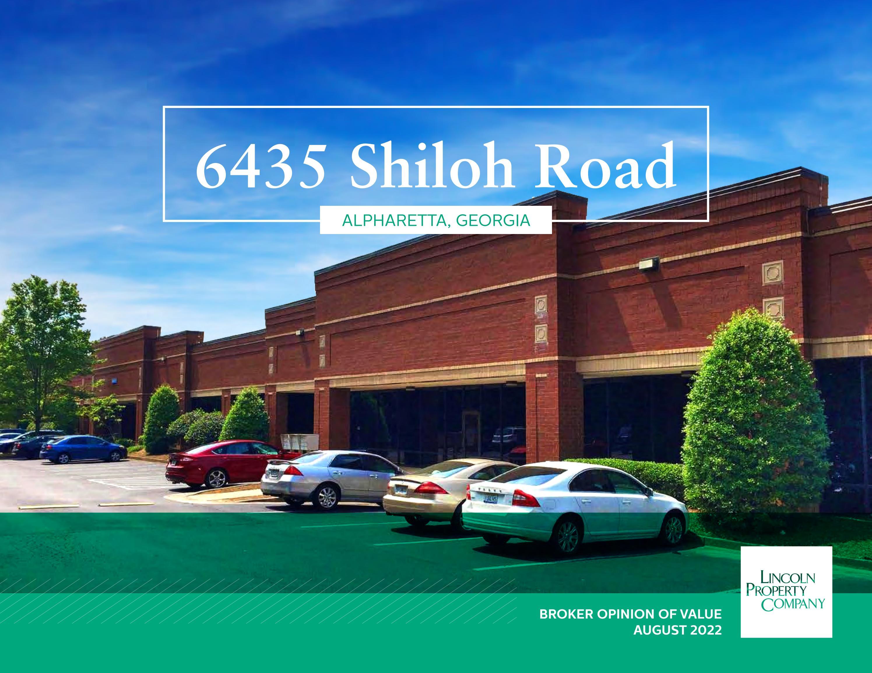6435 Shiloh Road BOV by Lincoln Property Company Southeast Issuu