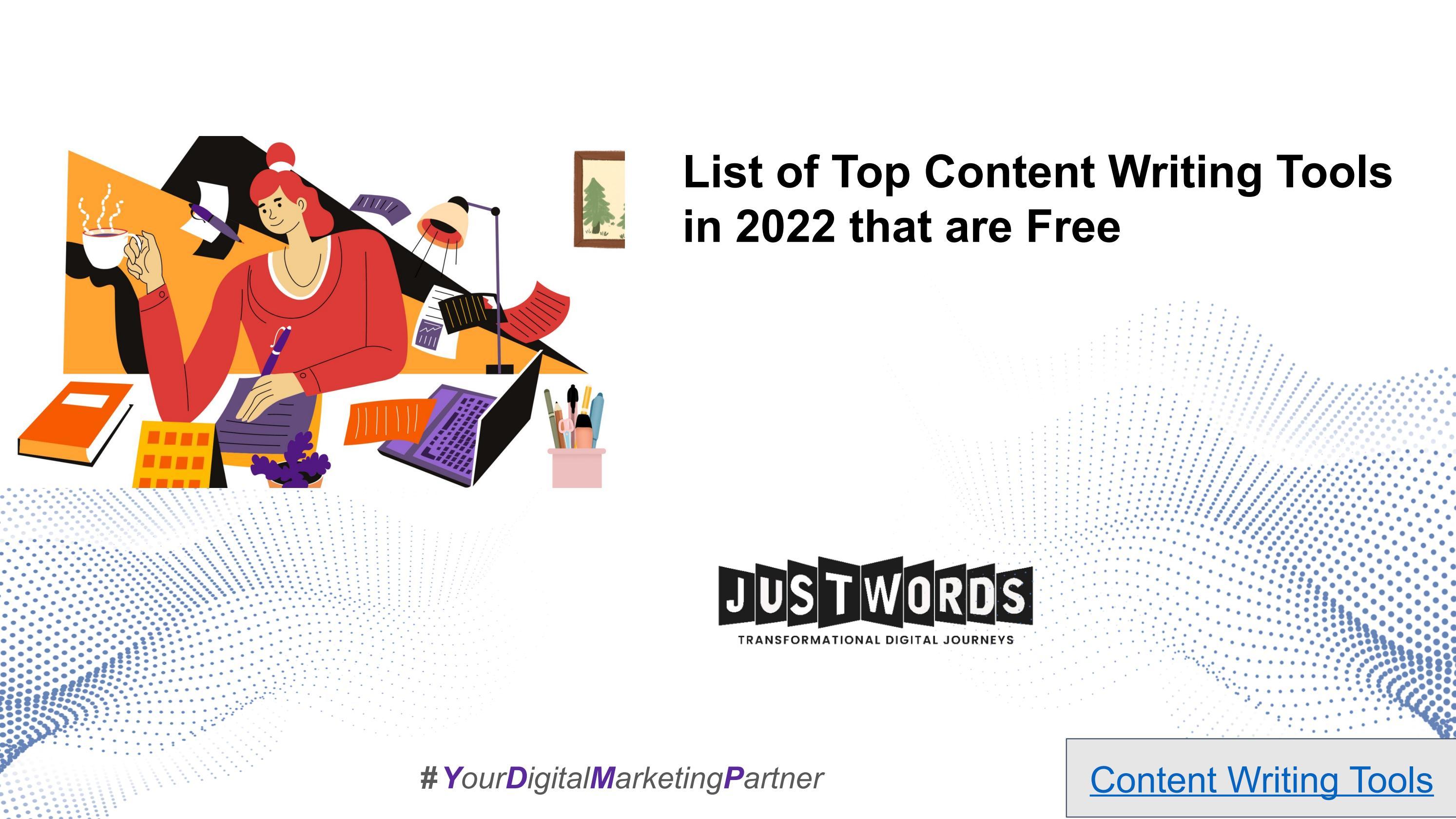Top Content Writing Tool Which Are Free in 2022 by Justwordscons Issuu