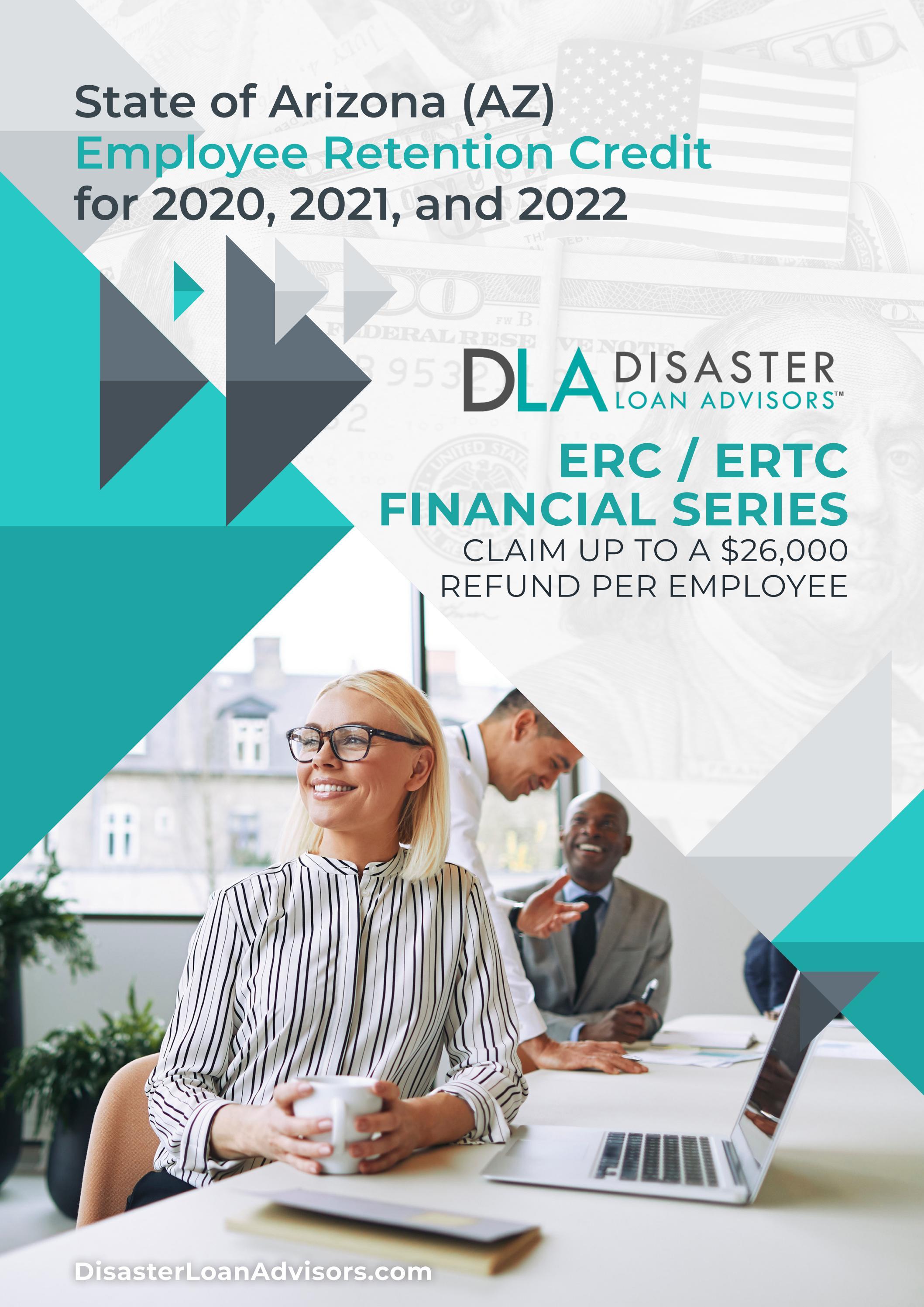 Arizona Employee Retention Credit (ERC) for 2020, 2021, and 2022 in AZ