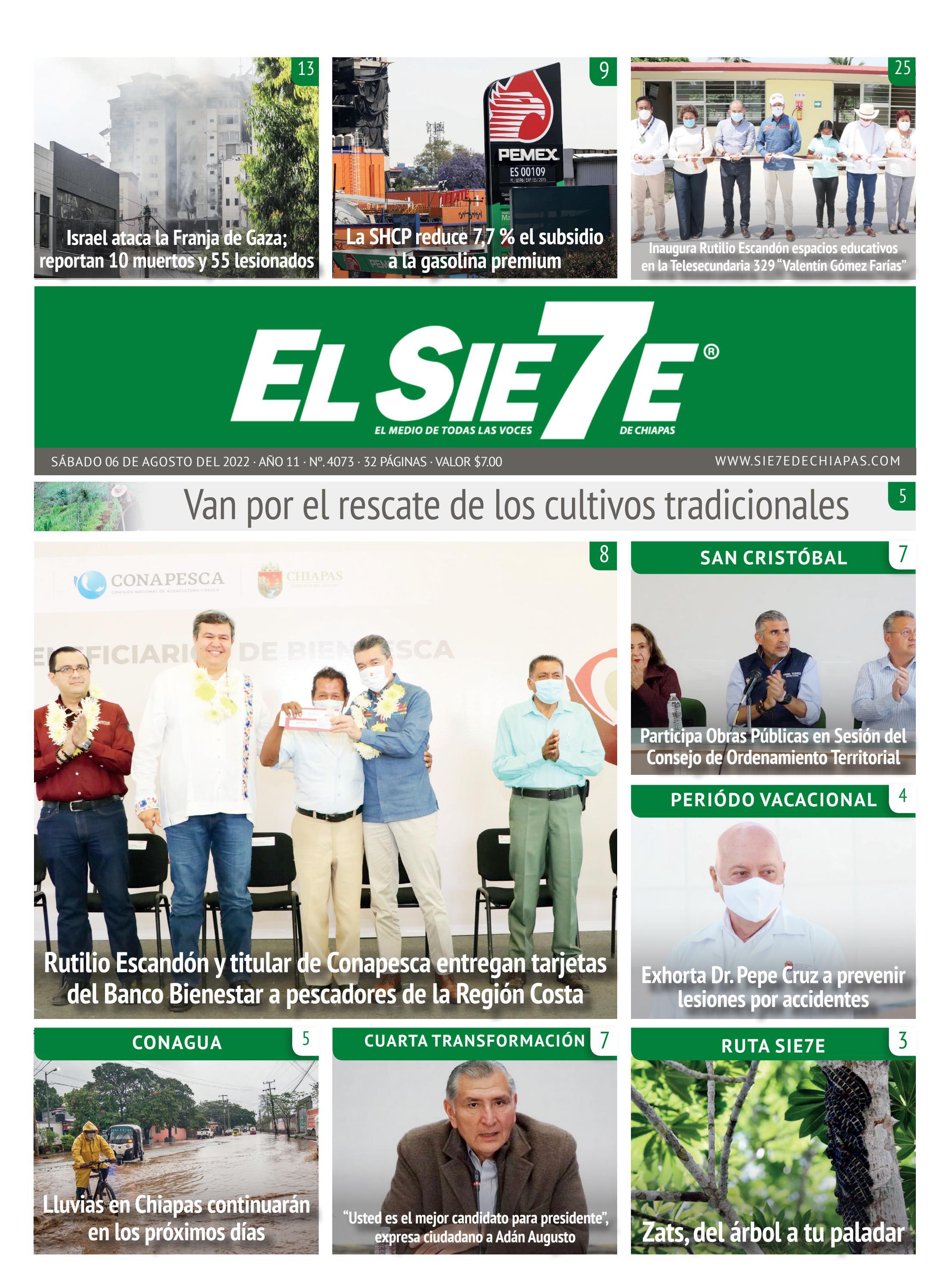06/08/22 by El Sie7e de Chiapas - Issuu