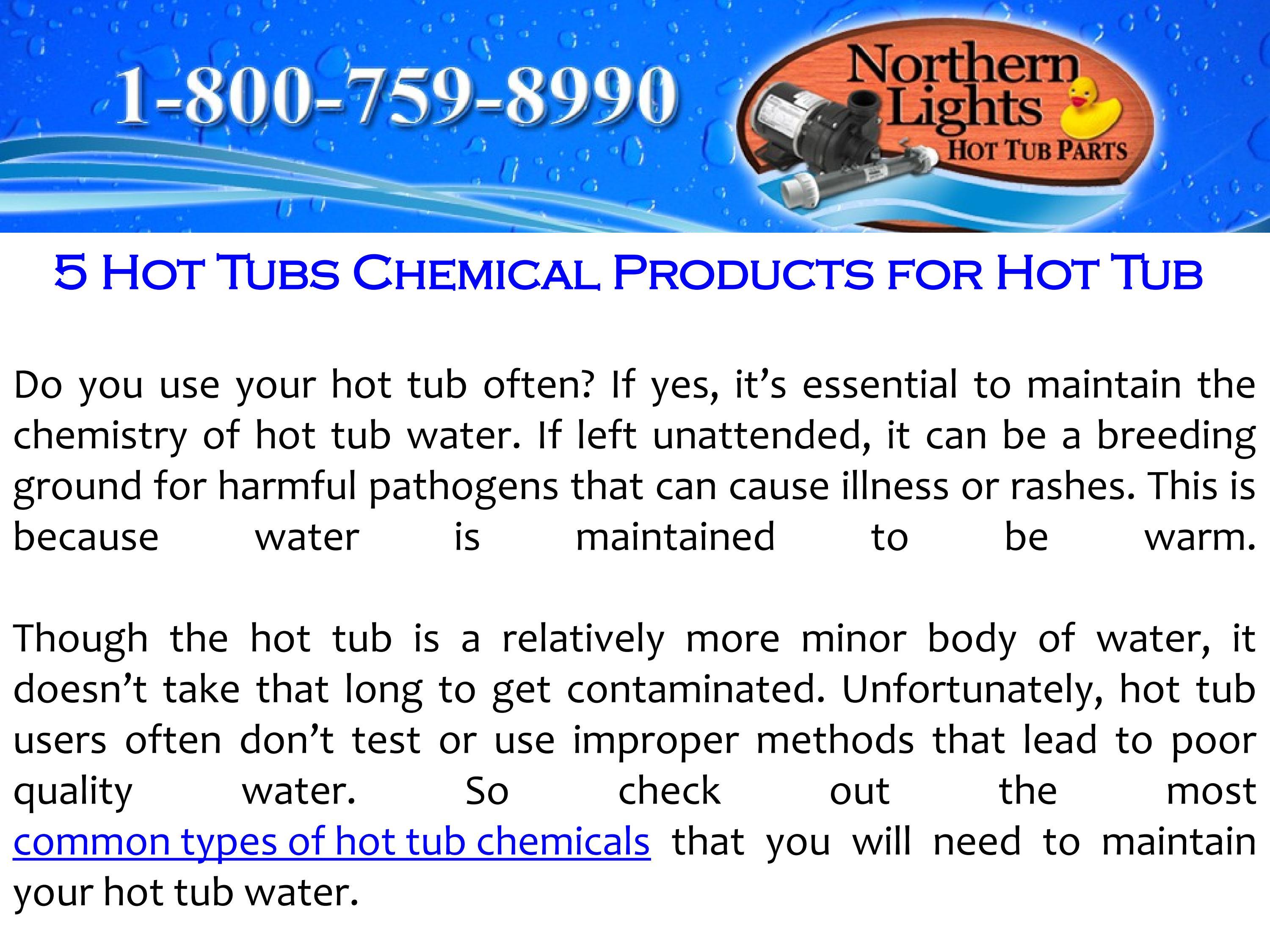 5 Hot Tubs Chemical Products for Hot Tub by Cedar Tubs Direct Issuu