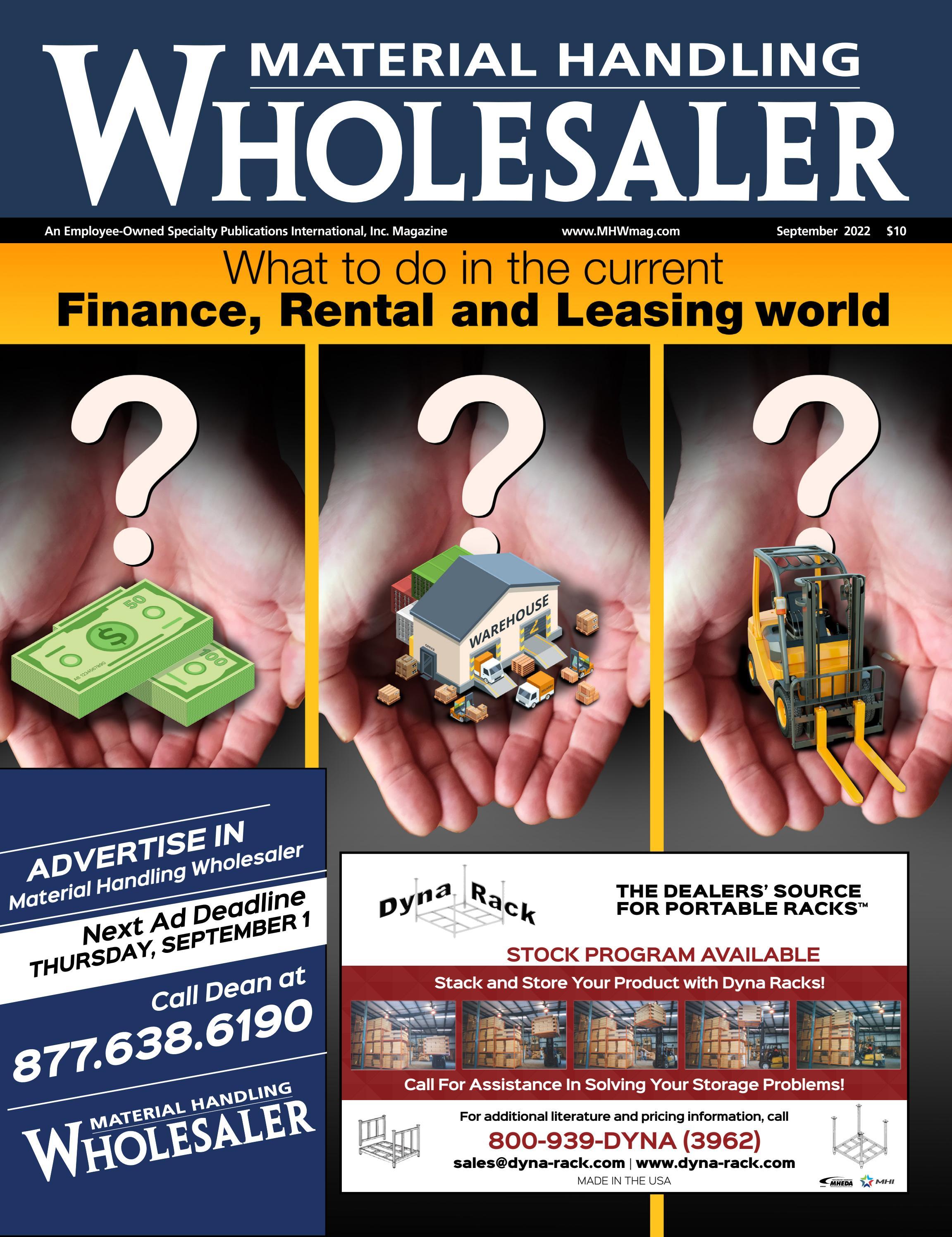 September 2022 Material Handling Wholesaler by Material Handling