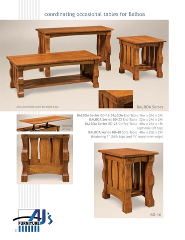 E & G Amish Furniture 家具目录 · 2022 AJ's 家具 - E&G Amish 家具 第 8 页