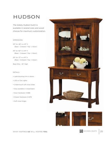 E & G Amish Furniture 家具目录 · 2022 Hoosier Craft - E&G Amish 家具 第 22 页