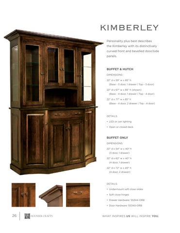 E & G Amish Furniture 家具目录 · 2022 Hoosier Craft - E&G Amish 家具 第 23 页