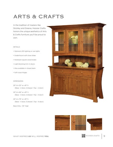 E & G Amish Furniture 家具目录 · 2022 Hoosier Craft - E&G Amish 家具 第 6 页