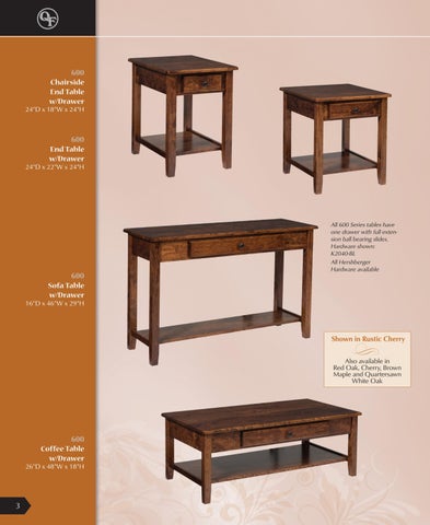 E & G Amish Furniture 家具目录 · 2022 Quality Fabrications - E&G Amish 家具 第 8 页