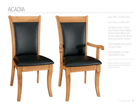 E & G Amish Furniture 家具目录 · 2022 RH Yoder - E&G Amish 家具 第 11 页