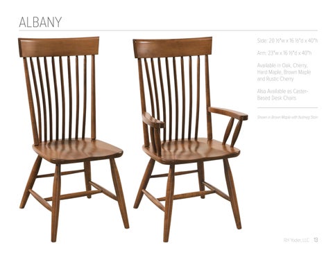 E & G Amish Furniture 家具目录 · 2022 RH Yoder - E&G Amish 家具 第 13 页
