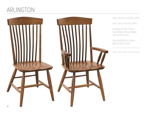E & G Amish Furniture 家具目录 · 2022 RH Yoder - E&G Amish 家具 第 16 页