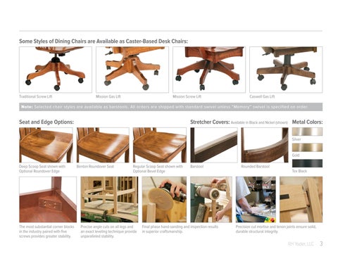 E & G Amish Furniture 家具目录 · 2022 RH Yoder - E&G Amish 家具 第 3 页
