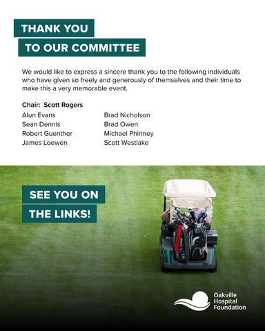 2022 Golfer Participant 指南 : OTMH Charity Golf Tournament 第 21 页