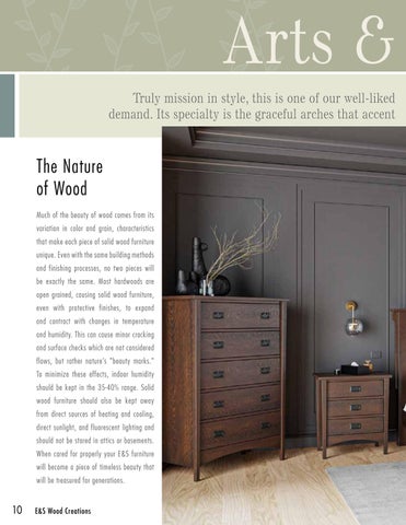 E & G Amish Furniture 家具目录 · 2022 E&S 实木 Creations - E&G Amish 家具 第 11 页