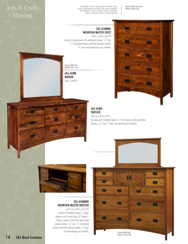 E & G Amish Furniture 家具目录 · 2022 E&S 实木 Creations - E&G Amish 家具 第 15 页