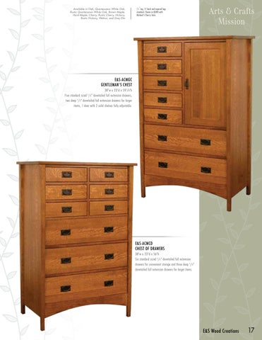 E & G Amish Furniture 家具目录 · 2022 E&S 实木 Creations - E&G Amish 家具 第 18 页
