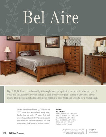 E & G Amish Furniture 家具目录 · 2022 E&S 实木 Creations - E&G Amish 家具 第 21 页