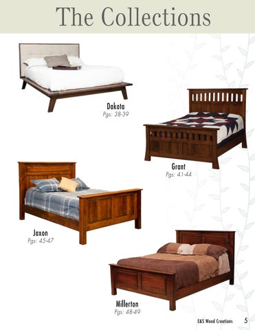 E & G Amish Furniture 家具目录 · 2022 E&S 实木 Creations - E&G Amish 家具 第 6 页