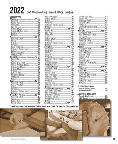 E & G Amish Furniture 家具目录 · 2022 L&N Woodworking - E&G Amish 家具 第 12 页