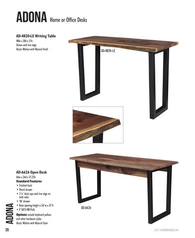 E & G Amish Furniture 家具目录 · 2022 L&N Woodworking - E&G Amish 家具 第 19 页