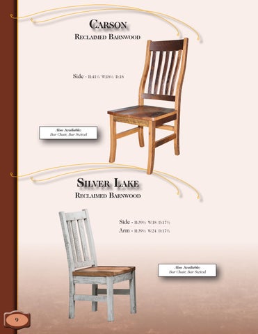 E & G Amish Furniture 家具目录 · 2022 Y&M 椅 Company - E&G Amish 家具 第 14 页