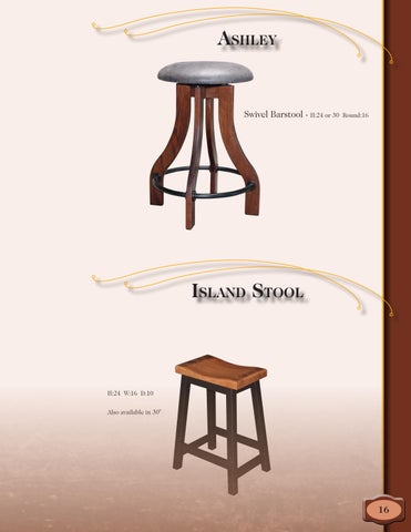 E & G Amish Furniture 家具目录 · 2022 Y&M 椅 Company - E&G Amish 家具 第 21 页