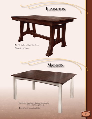 E & G Amish Furniture 家具目录 · 2022 Y&M 椅 Company - E&G Amish 家具 第 23 页