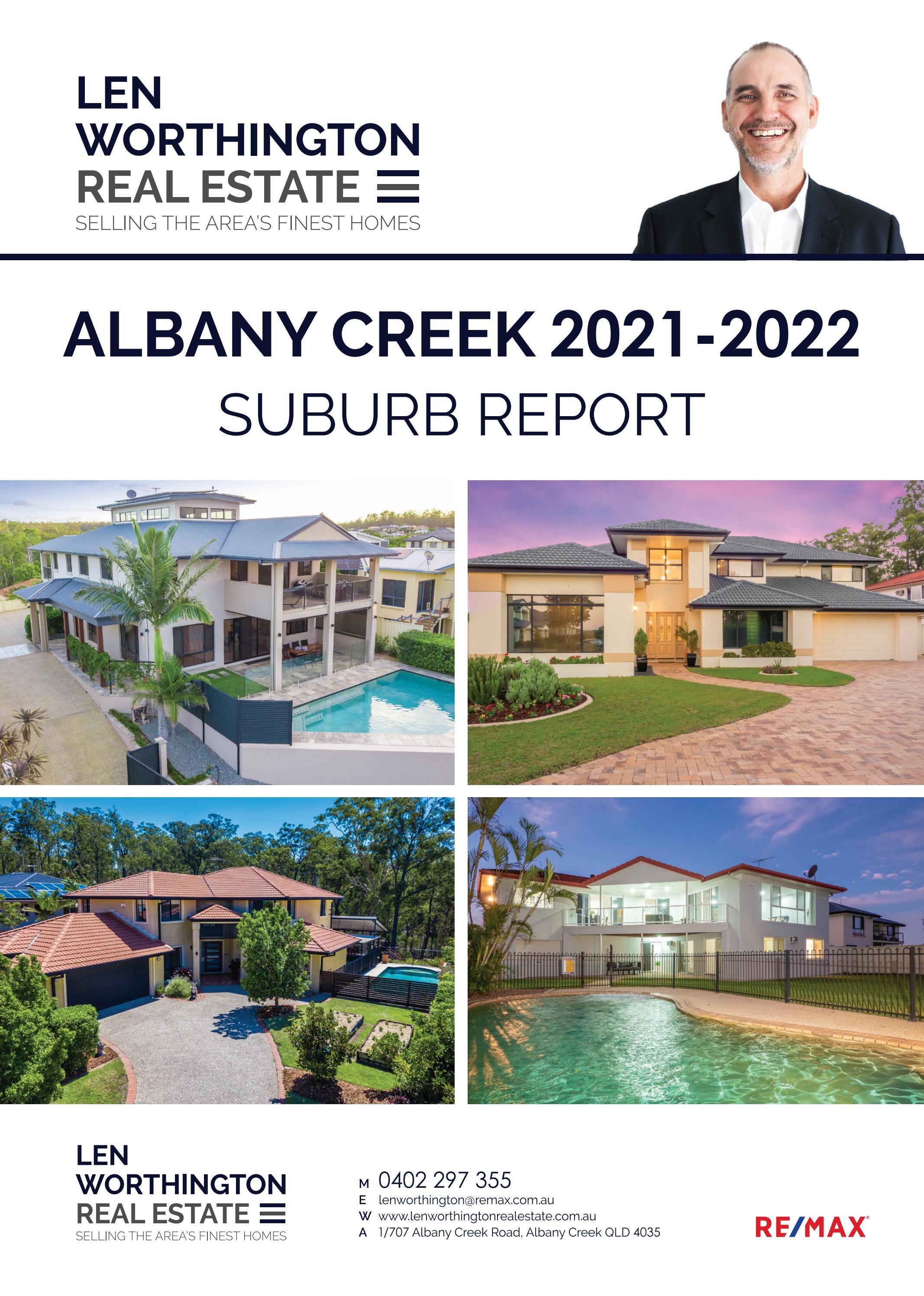 Albany Creek Market Report 2021 2022 by Len Worthington Issuu