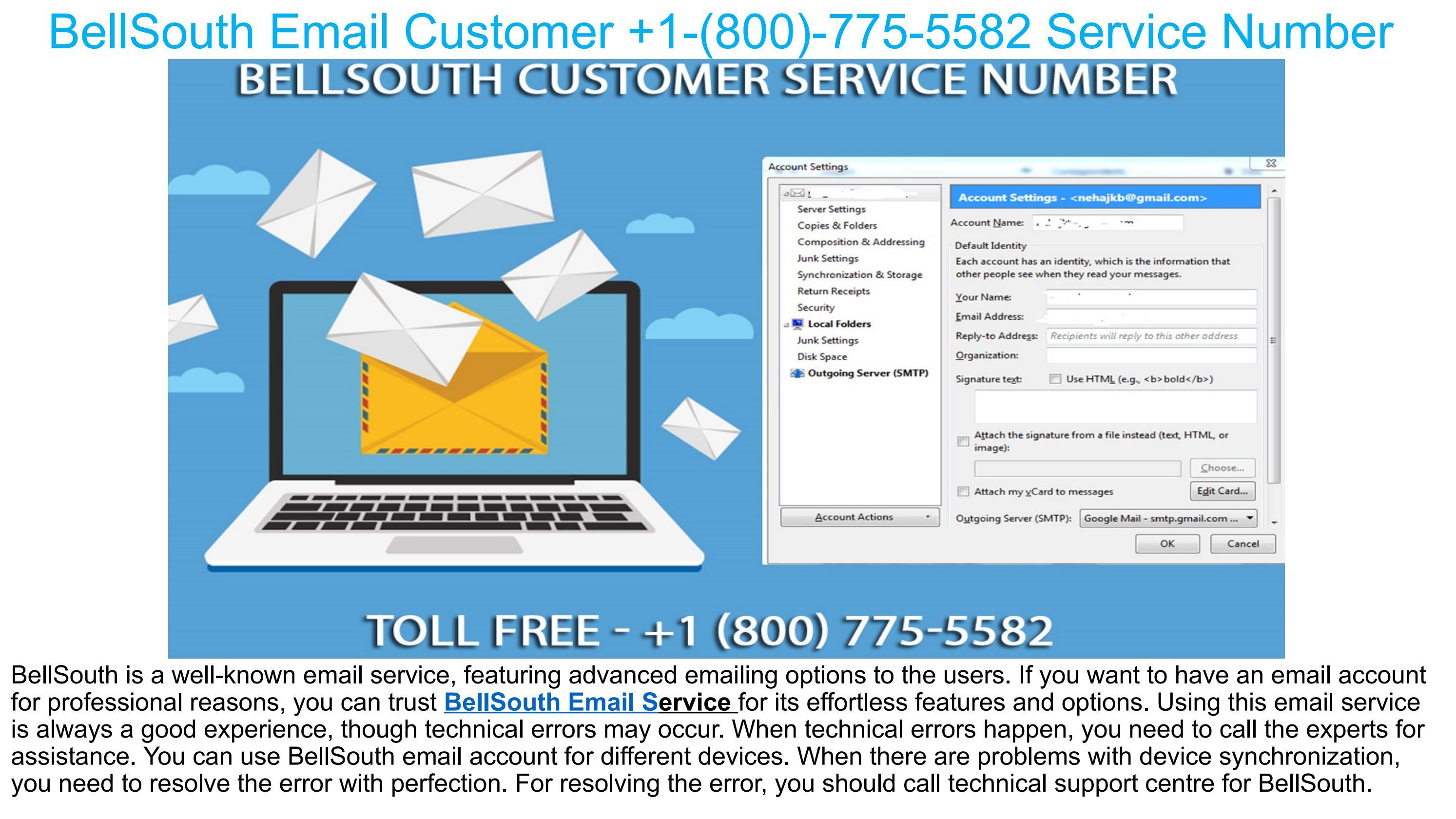 BellSouth Email +1(800) 775 5582 Technical Support Number by Email