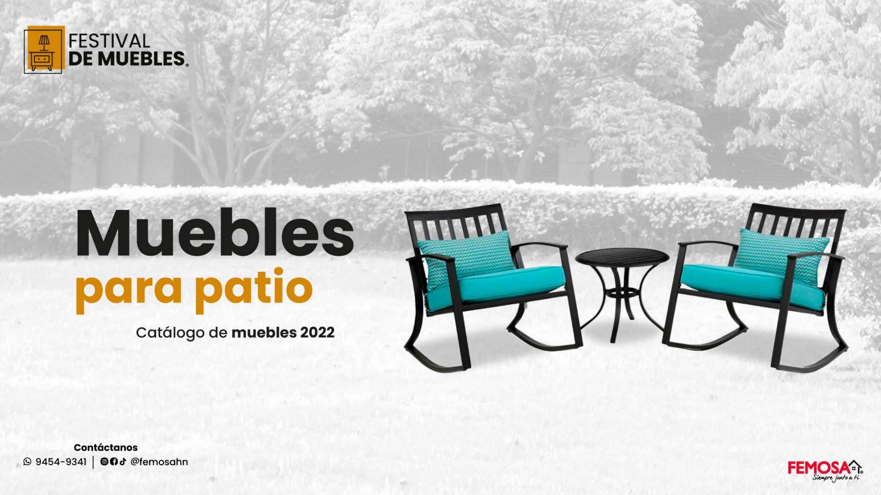 Festival de muebles 2022 Muebles de patio by FEMOSA Issuu