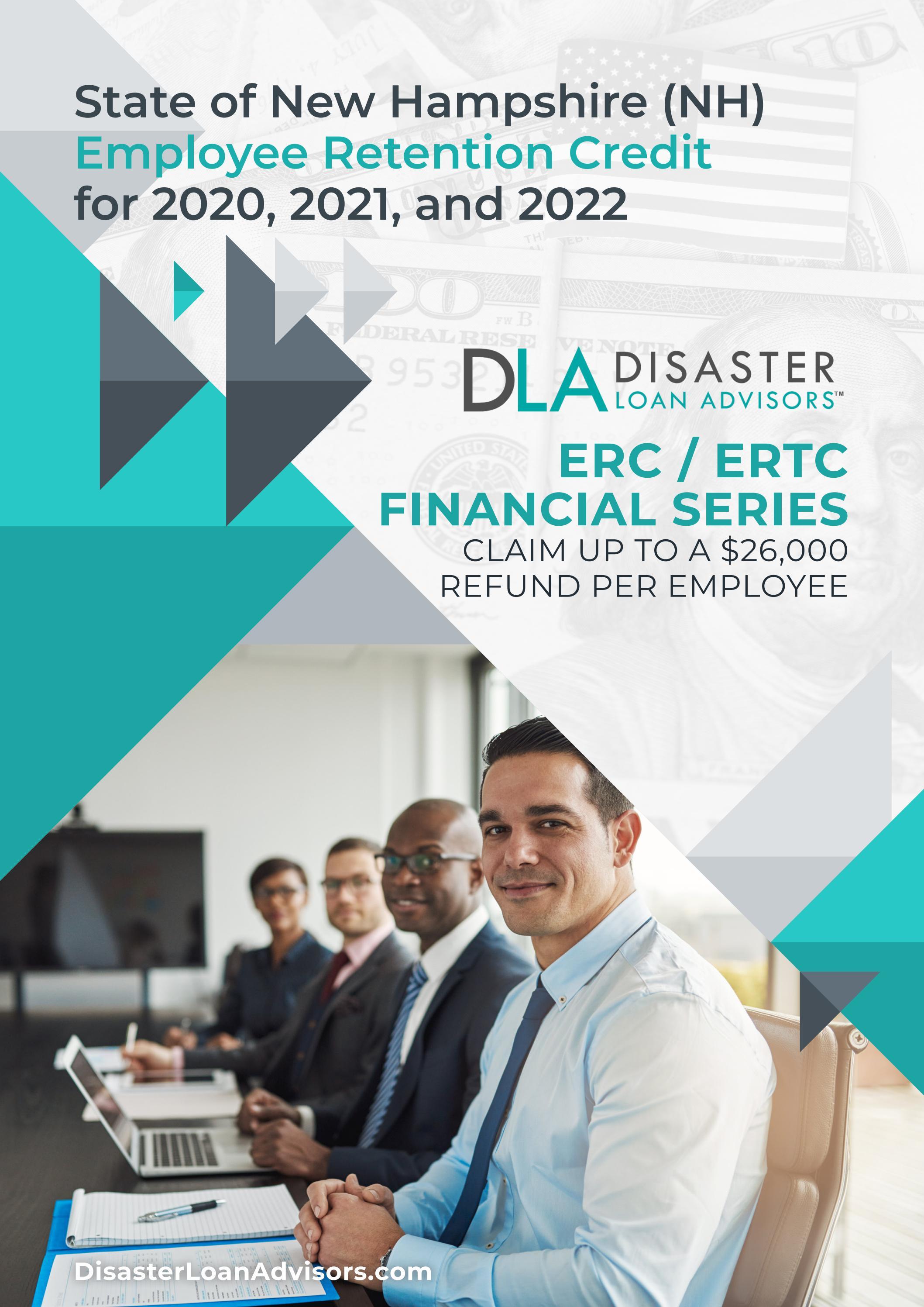 New Hampshire Employee Retention Credit (ERC) for 2020, 2021, and 2022