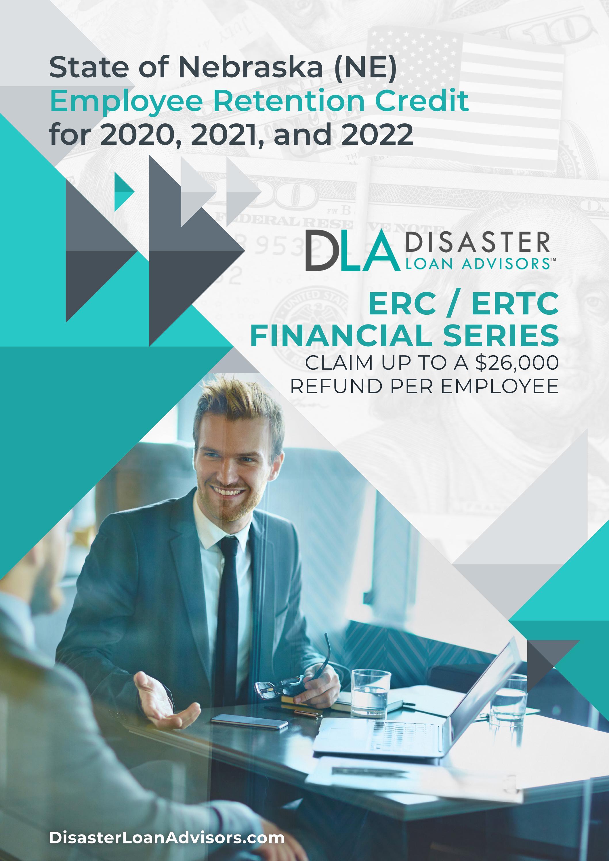 Nebraska Employee Retention Credit (ERC) for 2020, 2021, and 2022 in NE