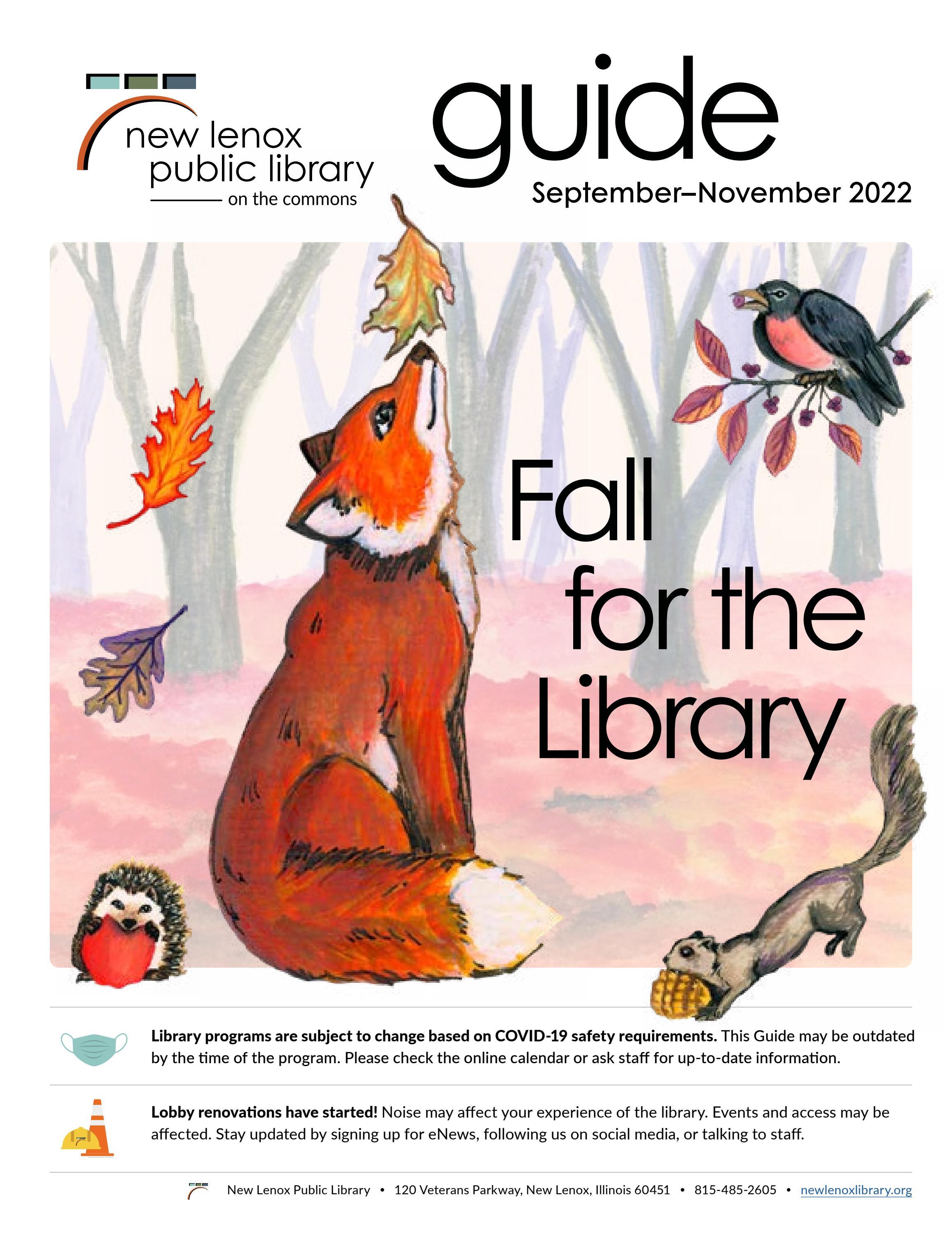 New Lenox Library Guide Fall 2022 by New Lenox Public Library Issuu