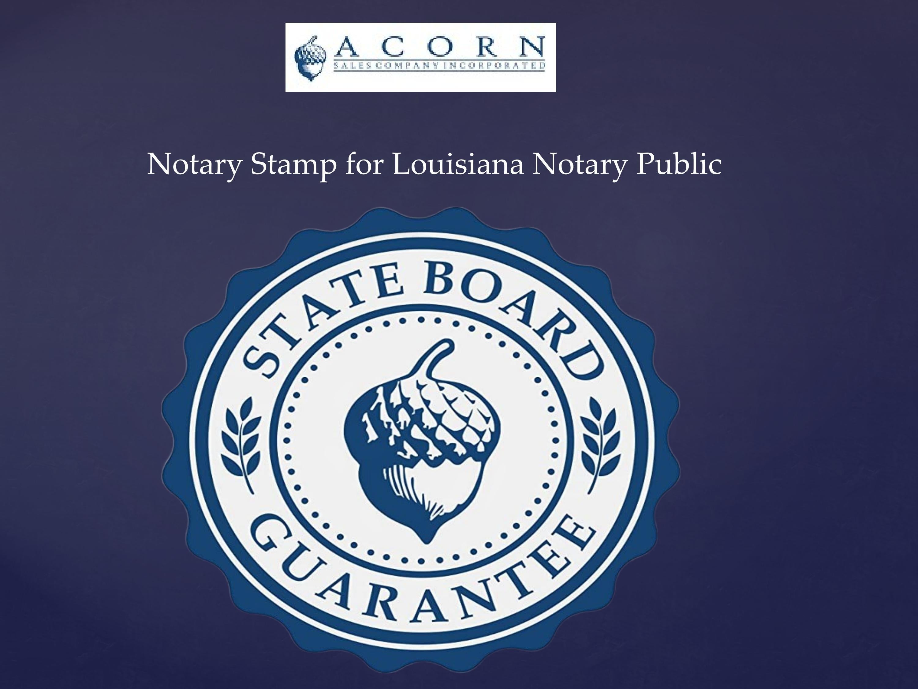 Round Notary Stamp Louisiana by acornsales Issuu