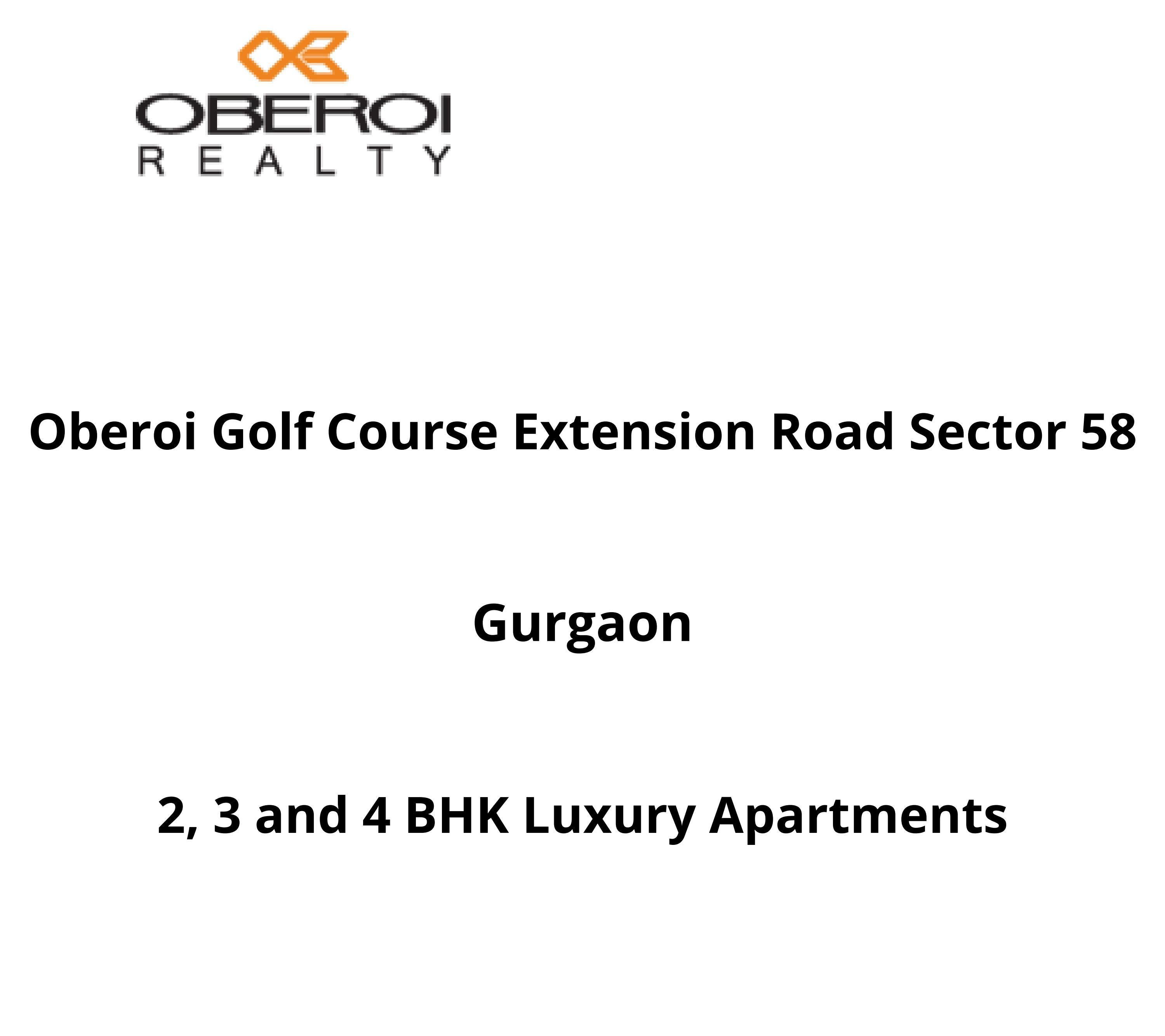 Oberoi Golf Course Extension Road At Sector 58 Gurgaon EBrochure by