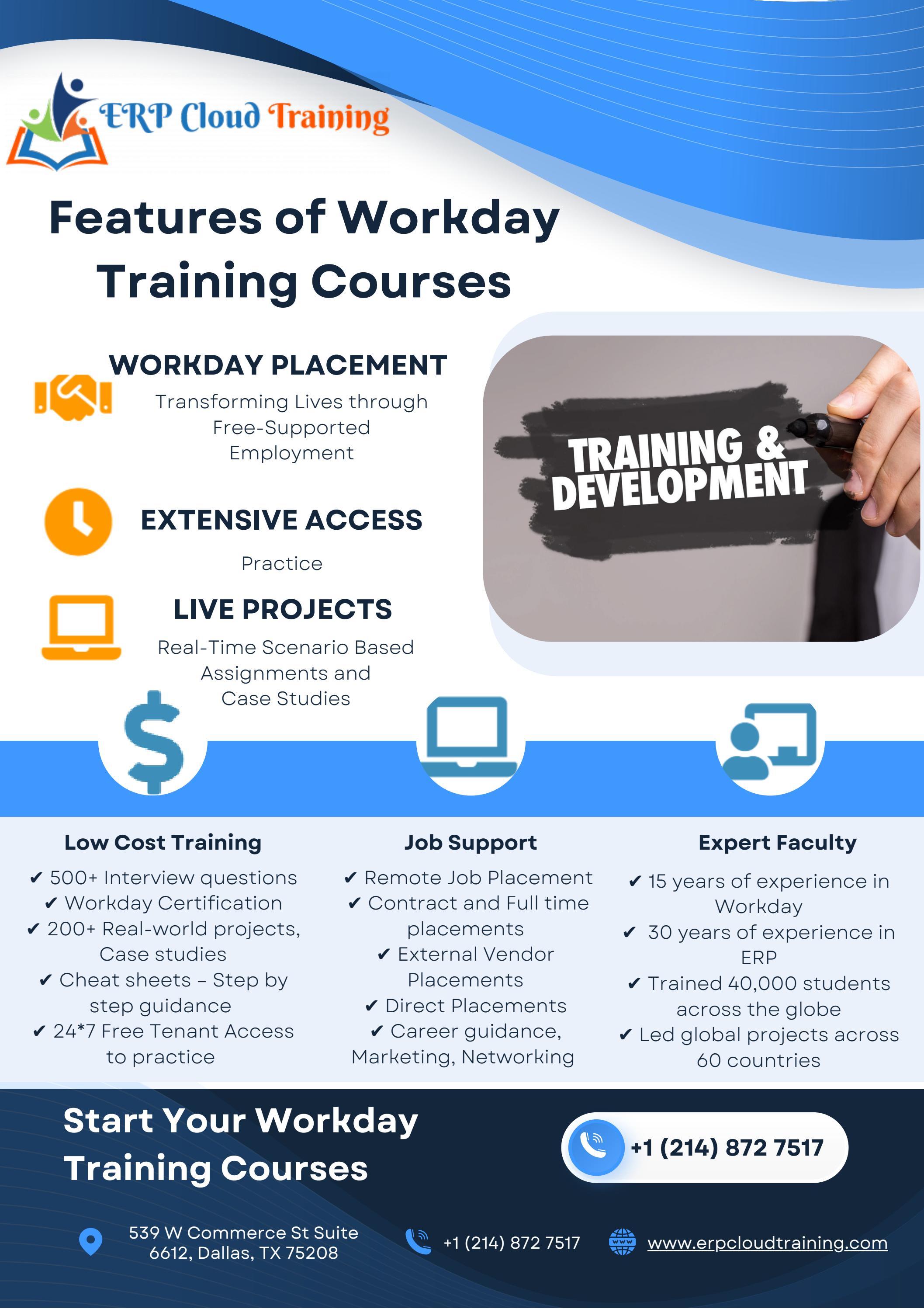Features of Workday Training Courses by ERP Cloud Training Issuu