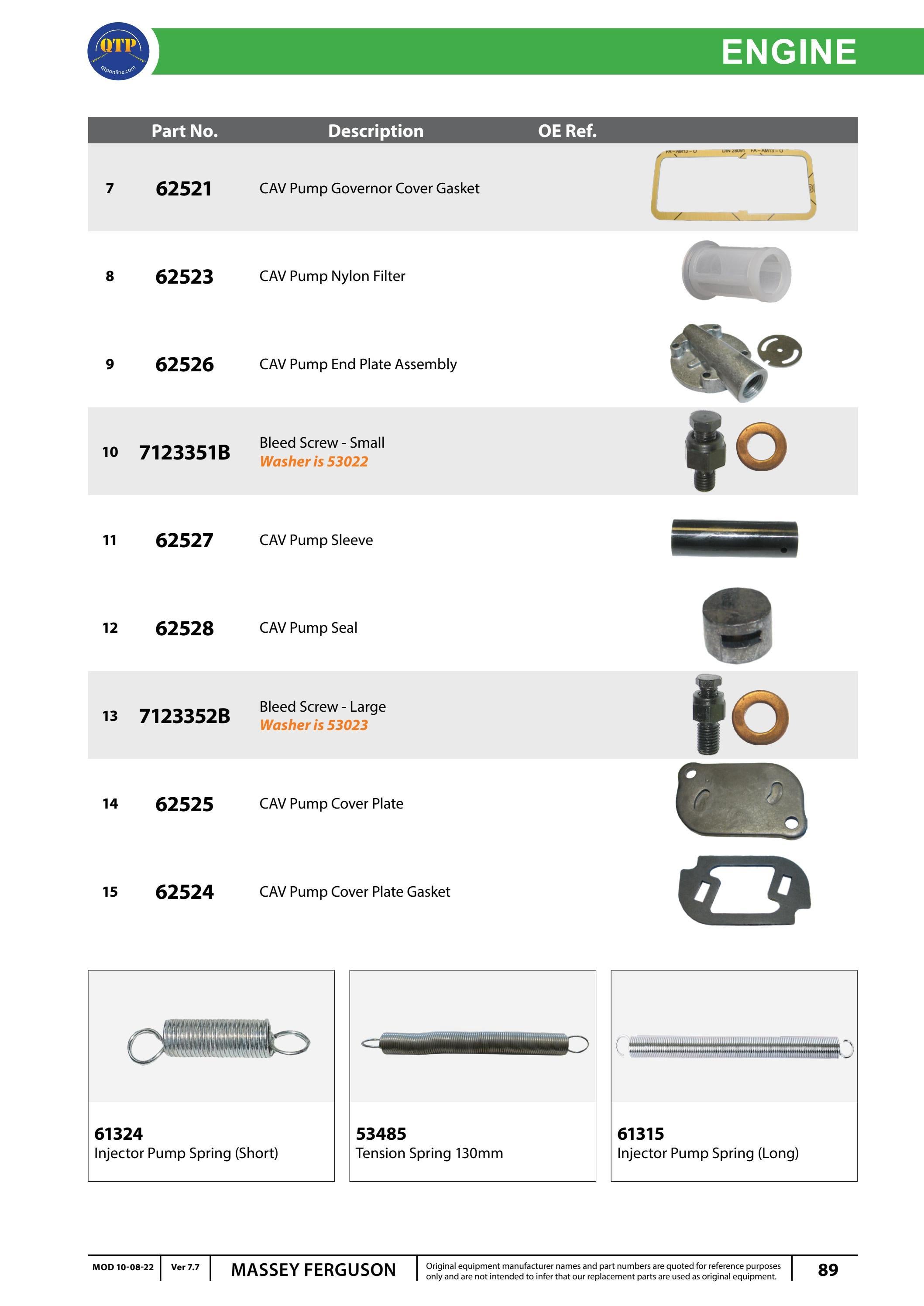 QTP Massey Ferguson part catalogue by Quality Tractor Parts Issuu