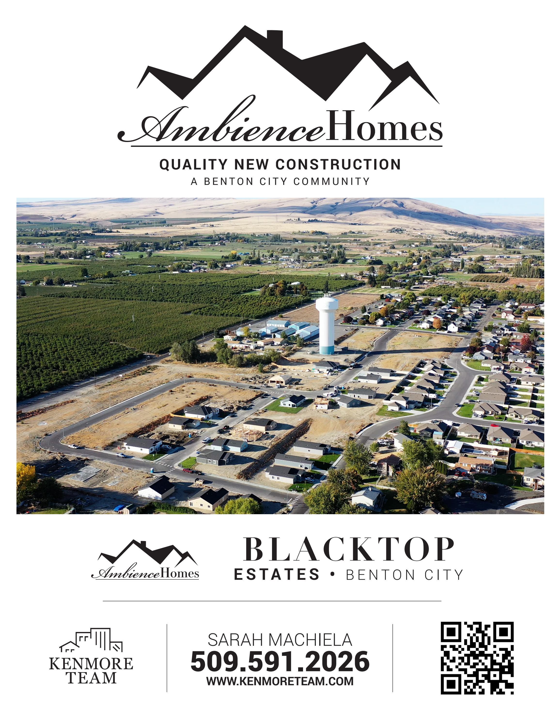 Ambience Homes Benton City Development Blacktop Estates Kenmore