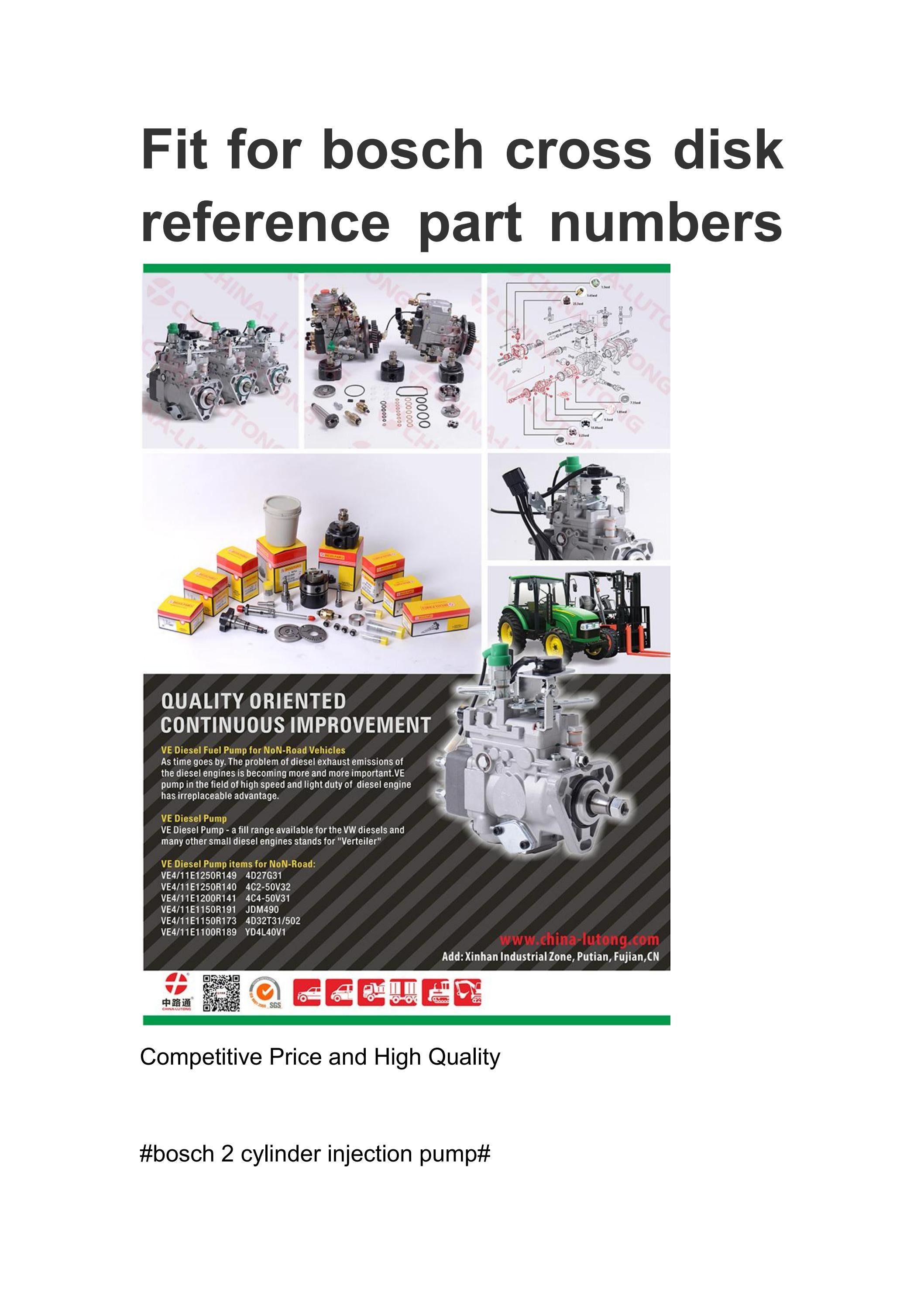 Fit for bosch cross disk reference part numbers by ChrisLutong Issuu