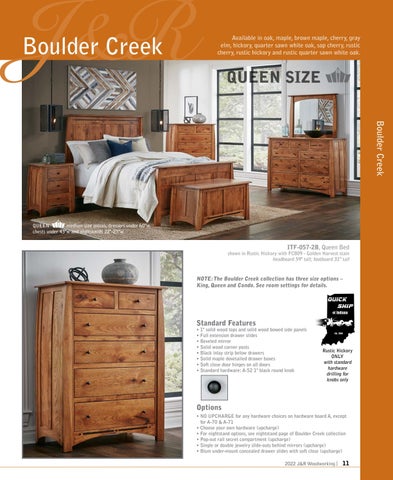 E & G Amish Furniture 家具目录 · 2022 J&R Woodworking - E&G Amish 家具 第 11 页