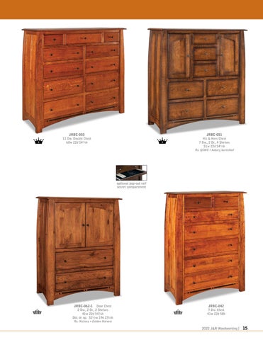E & G Amish Furniture 家具目录 · 2022 J&R Woodworking - E&G Amish 家具 第 15 页