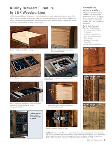 E & G Amish Furniture 家具目录 · 2022 J&R Woodworking - E&G Amish 家具 第 3 页
