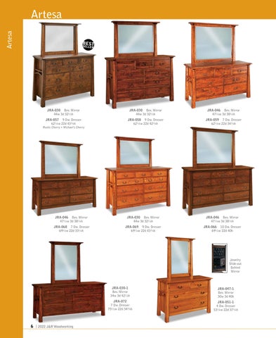 E & G Amish Furniture 家具目录 · 2022 J&R Woodworking - E&G Amish 家具 第 6 页