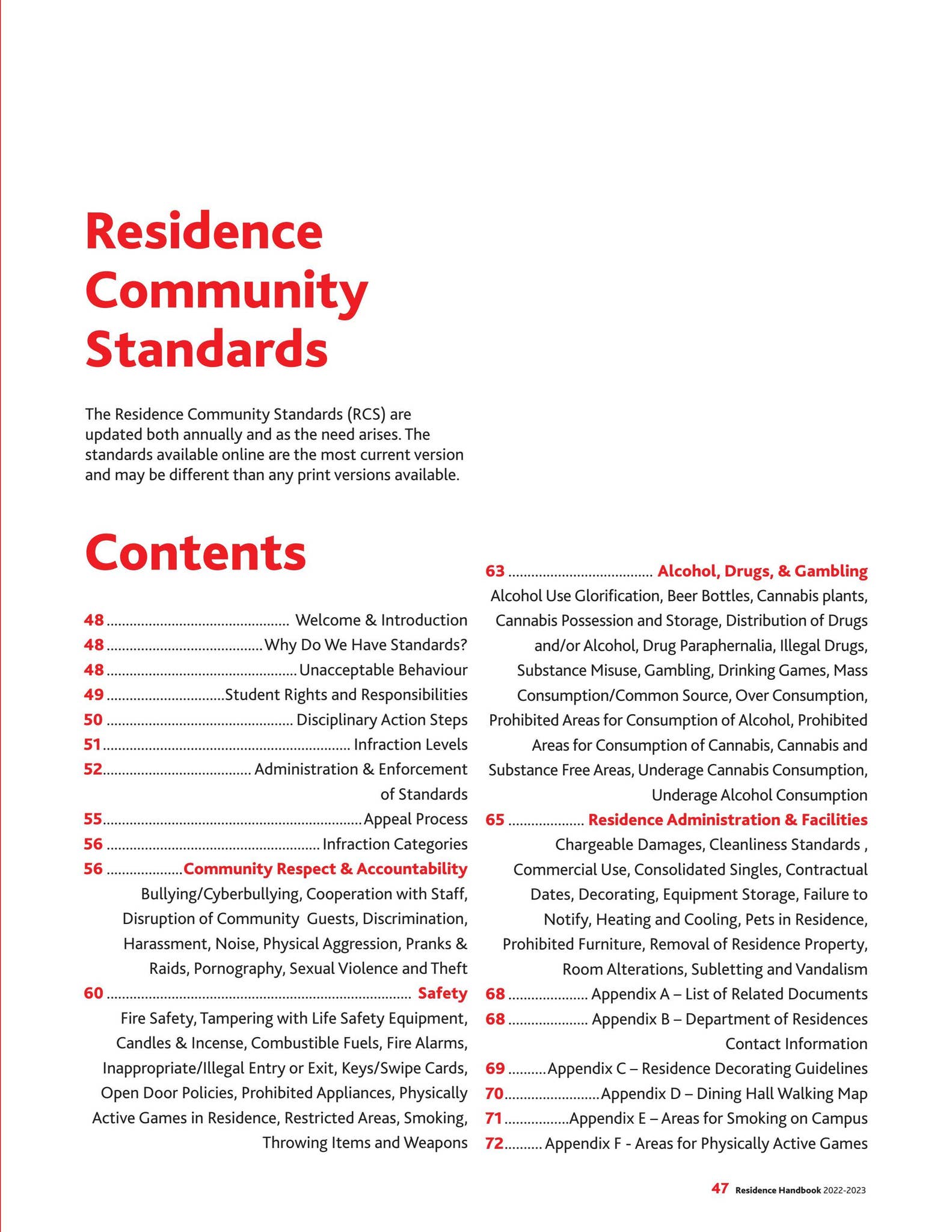 Brock University: Residence Handbook 2022-23 by Brock University - Issuu