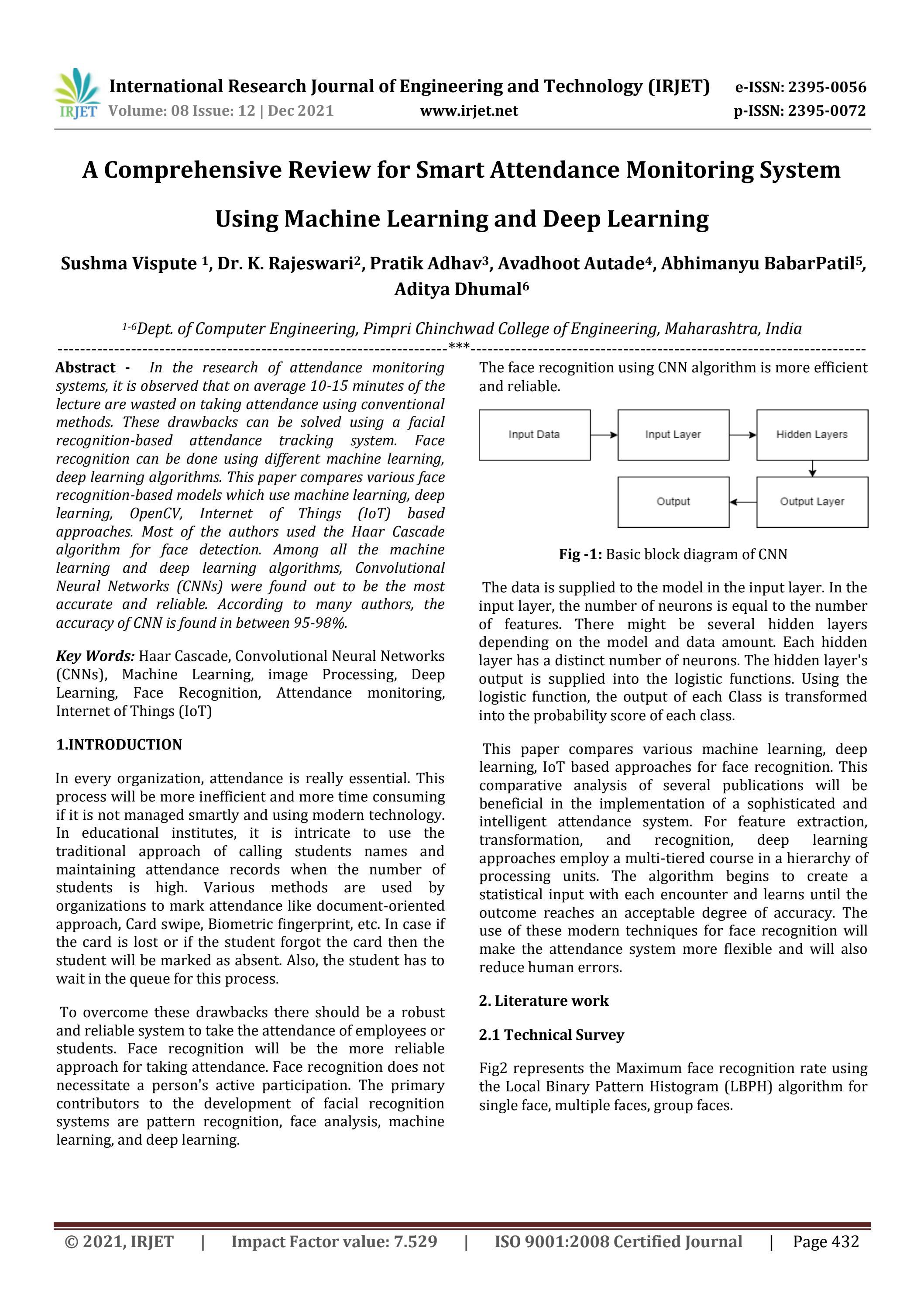 attendance monitoring system related literature thesis