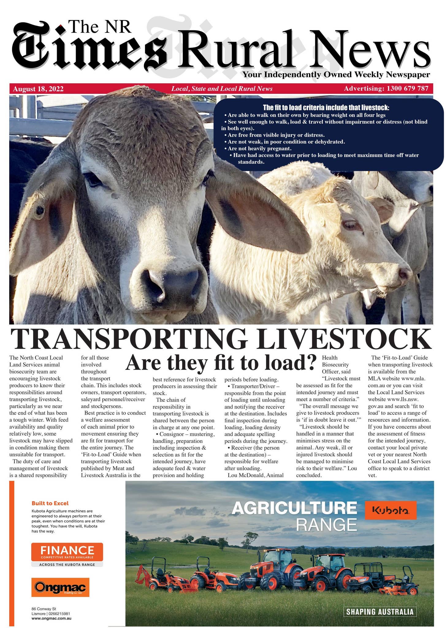 The Northern Rivers Times Rural Edition 110 by The Northern Rivers ...