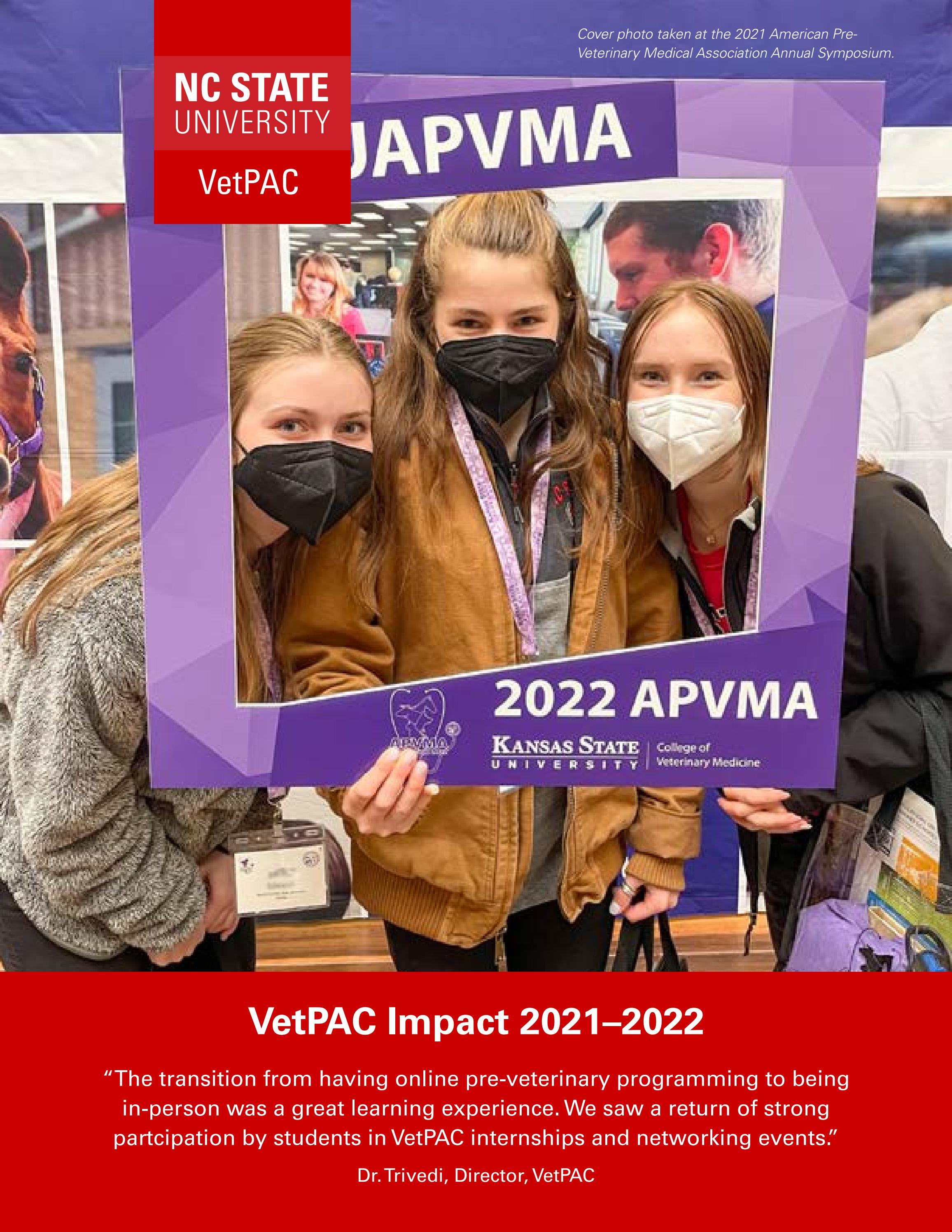 NC State VetPAC Impact 2021-2022 by NC State College of Agriculture and  Life Sciences - Issuu
